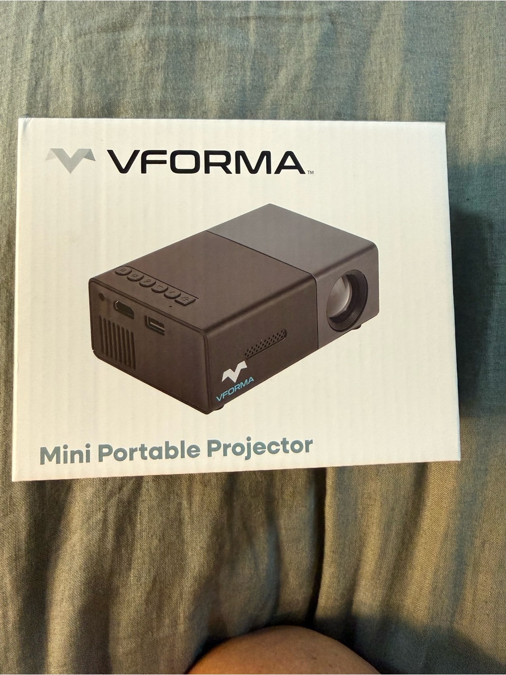 Vforma Mini Portable Projector in Black
